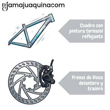 BICICLETA DEPORTIVA ARO 29 «LANDER SPEED» EDICIÓN EXCLUSIVA BLUE - 4
