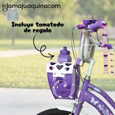 BICICLETA CAMPERA PARA NIÑA ARO 20 «ALANIS» CON CANASTA - 2