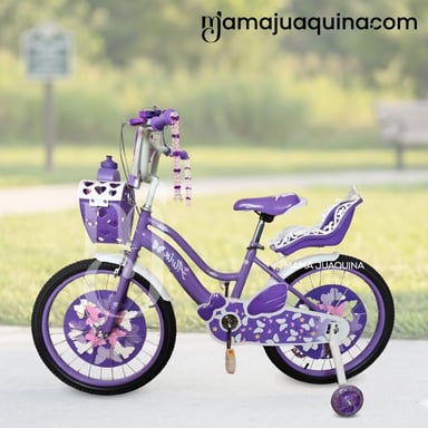 BICICLETA CAMPERA PARA NIÑA ARO 20 «ALANIS» CON CANASTA - 5