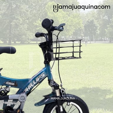 BICICLETA PARA NIÑO ARO 12 «PHILLIPS KIDS» CON CANASTA - 4