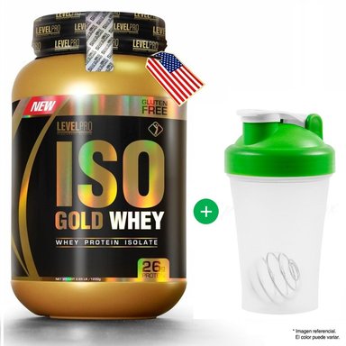 PROTEÍNA LEVEL PRO ISO GOLD WHEY 1.1 KG CHOCOLATE