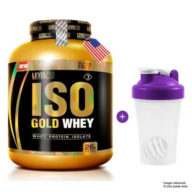 PROTEÍNA LEVEL PRO ISO GOLD WHEY 3KG CHOCOLATE
