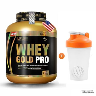 PROTEÍNA LEVEL PRO WHEY GOLD PRO 3KG VAINILLA