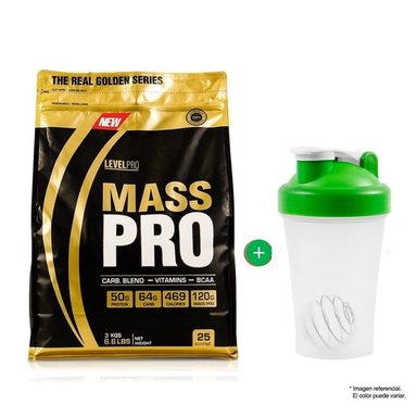 PROTEÍNA LEVEL PRO MASS PRO 3KG CHOCOLATE SUERO DE LECHE