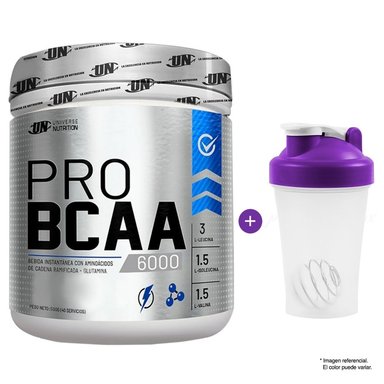 AMINOÁCIDOS UNIVERSE NUTRITION PRO BCAA 500 GR UN CITRUS PUNCH + SHAKER