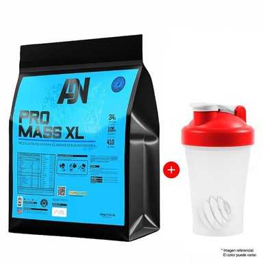 PROTEÍNA ADN PRO MASS XL 3KG VAINILLA + SHAKER