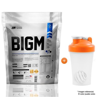 PROTEÍNA UNIVERSE NUTRITION BIGM 3 KG VAINILLA + SHAKER