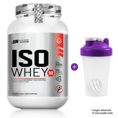 PROTEÍNA UNIVERSE NUTRITION ISO WHEY 90 1100GR CHOCOLATE ISOLATADA