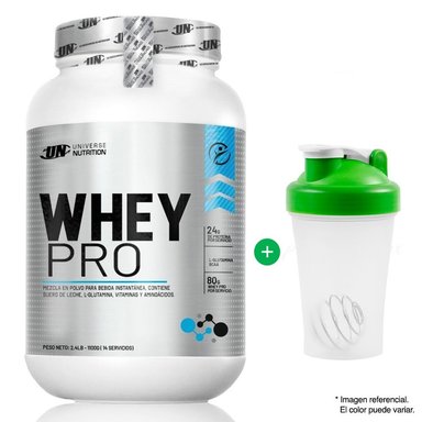 PROTEÍNA UNIVERSE NUTRITION WHEY PRO 1.1 KILOS COOKIES AND CREAM + OBSEQUIO