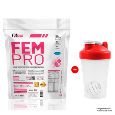 PROTEÍNA FITFEM FEM PRO 3KG CHOCOLATE SUERO DE LECHE