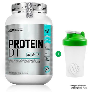 PROTEÍNA UNIVERSE NUTRITION PROTEIN DT 1.5 KG COOKIES AND CREAM + OBSEQUIO