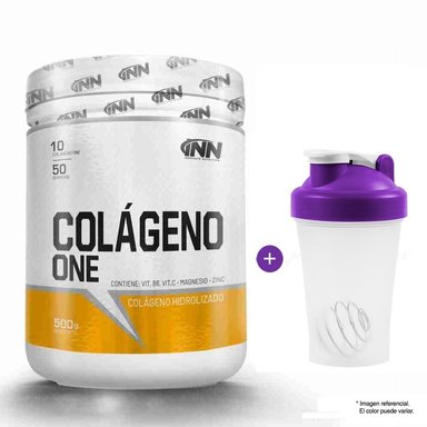 COLÁGENO INNOVATE NUTRITION ONE 500 GR FRUIT PUNCH + SHAKER