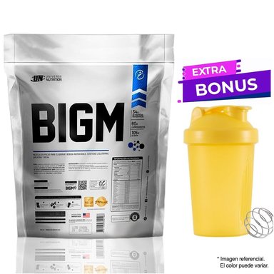 PROTEÍNA UNIVERSE NUTRITION BIGM 3KG CHOCOLATE CONSTRUCTOR MUSCULAR + SHAKER