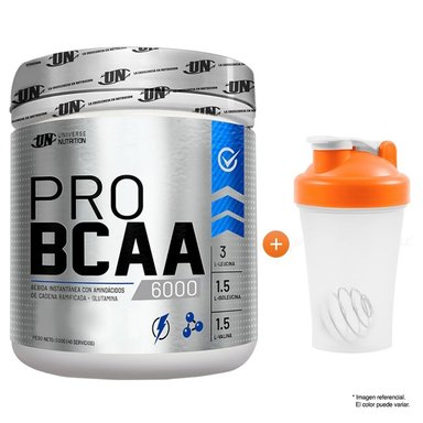 AMINOÁCIDOS UNIVERSE NUTRITION PRO BCAA 6000 500 GR UN FRUIT PUNCH 50 SERVICIOS
