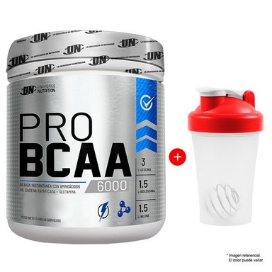 AMINOÁCIDOS UNIVERSE NUTRITION PRO BCAA 6000 500 GR UN NARANJA + TOMATODO
