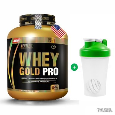 PROTEÍNA LEVEL PRO WHEY GOLD PRO 6.6 LBS VAINILLA