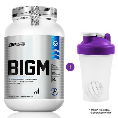 PROTEÍNA UNIVERSE NUTRITION BIGM 2KG VAINILLA MASS GAINER