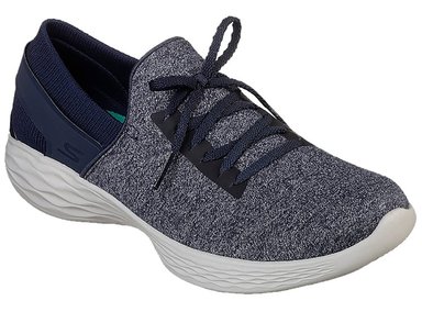 ZAPATILLA SKECHERS DAMA - AZUL - 1