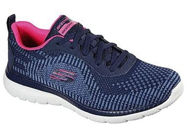 ZAPATILLA SKECHERS DAMA - AZUL