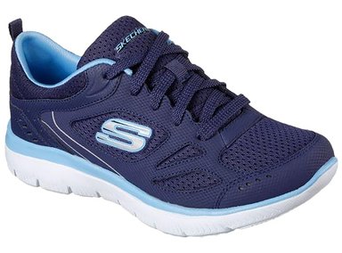 ZAPATILLA SKECHERS DAMA - AZUL