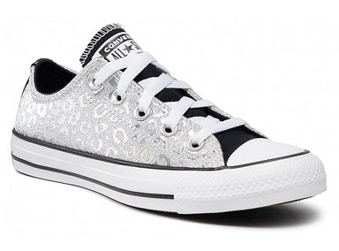 ZAPATILLA CONVERSE DAMA - PLATA