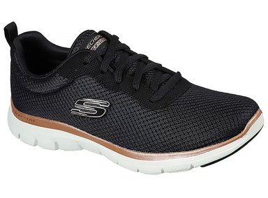 ZAPATILLA SKECHERS DAMA - NEGRO