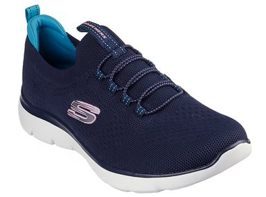ZAPATILLA SKECHERS DAMA - AZUL