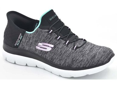 ZAPATILLA SKECHERS DAMA - NEGRO