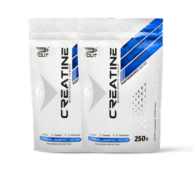 PACK 02 CREATINAS P-OUT AMERICANA 250G NATURAL
