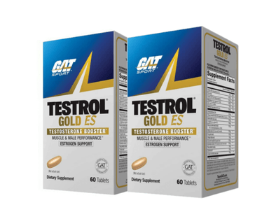PACK 02 GAT TESTROL GOLD 60 CAPSULAS
