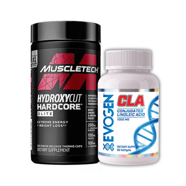 PACK HYDROXYCUT HARDCORE ELITE + CLA EVOGEN