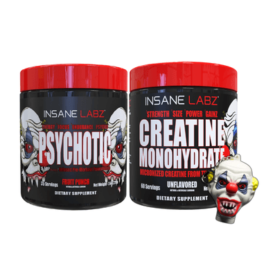 PACK PSYCHOTIC RED 35 SERV. + CREATINA 300G INSANE LABZ
