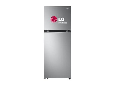 REFRIGERADORA LG TOP FREEZER NO FROST 335L CON DOOR COOLING GT33BPP PLATEADA