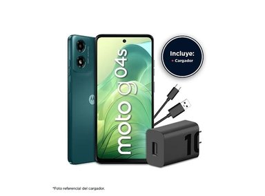 CELULAR MOTOROLA G04S XT2421-7 128GB 4GB RAM 6.6" VERDE AURORA DESBLOQUEADO