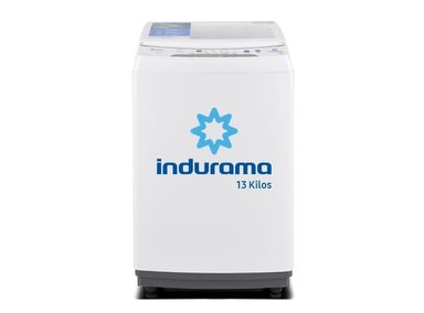LAVADORA INDURAMA 13 KG SUPERIOR ANTIENREDO AUTOMATICA CARGA LRI-13BLA