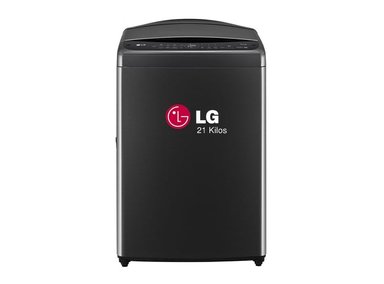LAVADORA LG 21 KG SUPERIOR AI DD INTELIGENCIA ARTIFICIAL CARGA 6 MOTION DD NEGRO PLATEADO WT21PBVS6