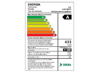 REFRIGERADORA LG SIDE BY SIDE NO FROST 509L MULTI AIR FLOW TOTAL LS51BPP PLATEADO - 6