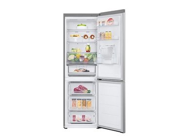 REFRIGERADORA LG BOTTOM FREEZER 339L CON DOOR COOLING+ GB37SPY PLATEADO - 2