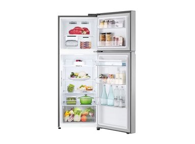 REFRIGERADORA LG TOP FREEZER 314L DOORCOOLING GT31WPP PLATEADA - 2