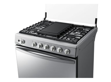 COCINA A GAS SAMSUNG NX52T7322PS GLP/GN 5 HORNILLAS MIRROR LOOK PLATA - 4