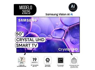 TELEVISOR SAMSUNG 50' CRYSTAL UHD UN50U8000FGXPE SMART TV - 1