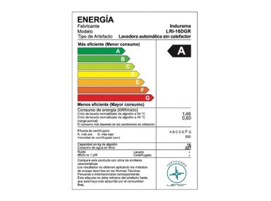 LAVADORA AUTOMATICA 16 KG INDURAMA LRI-16DGR - 5