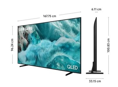 TELEVISOR SAMSUNG SMART TV 75' QLED 4K UHD VISION AI QN75Q7FAAGXPE + PARLANTE EVERSOUND EV-5301 DE REGALO - 3