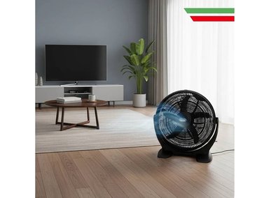 VENTILADOR DE PISO ALFANO 20” 80W OSCILANTE AL-BOX2085 NEGRO - 5