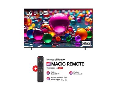 TELEVISOR LG 65” LED 4K ULTRA HD SMART TV THINQ AI 65UA8050PSA 2025