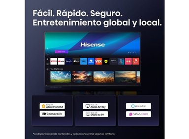 TELEVISOR HISENSE QLED 75” 4K ULTRA HD SMART TV VIDAA 75Q6QV 2025 - 6