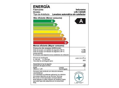 LAVADORA 13KG CARGA SUPERIOR LRI-13DGRI - 6