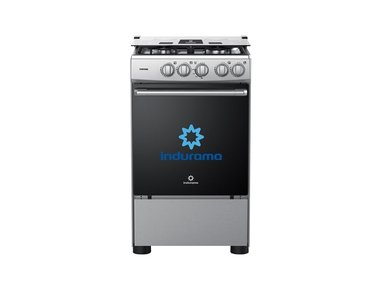 COCINA A GAS INDURAMA 4 QUEMADORES FONTANA GRIS