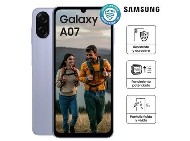 SAMSUNG GALAXY A07 128GB 4GB RAM 6.7” LIGHT VIOLET DESBLOQUEADO - 4