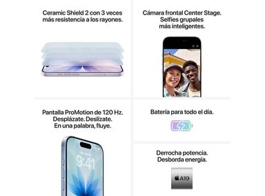 APPLE IPHONE 17 256GB 6.3' MIST BLUE - 6